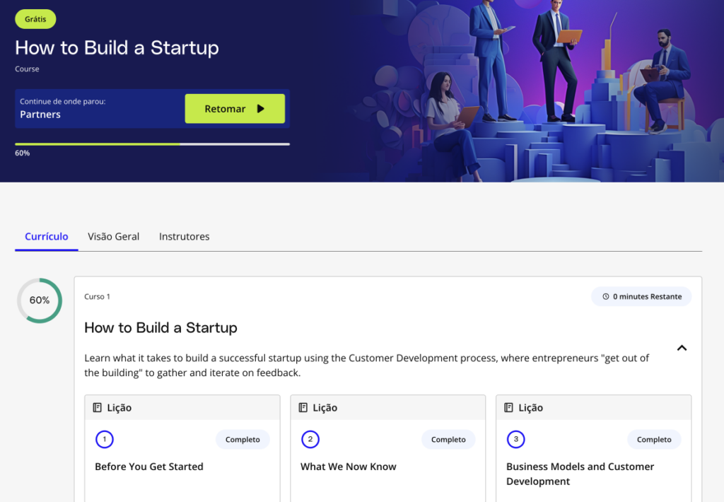 Curso de como criar uma startup na Udacity