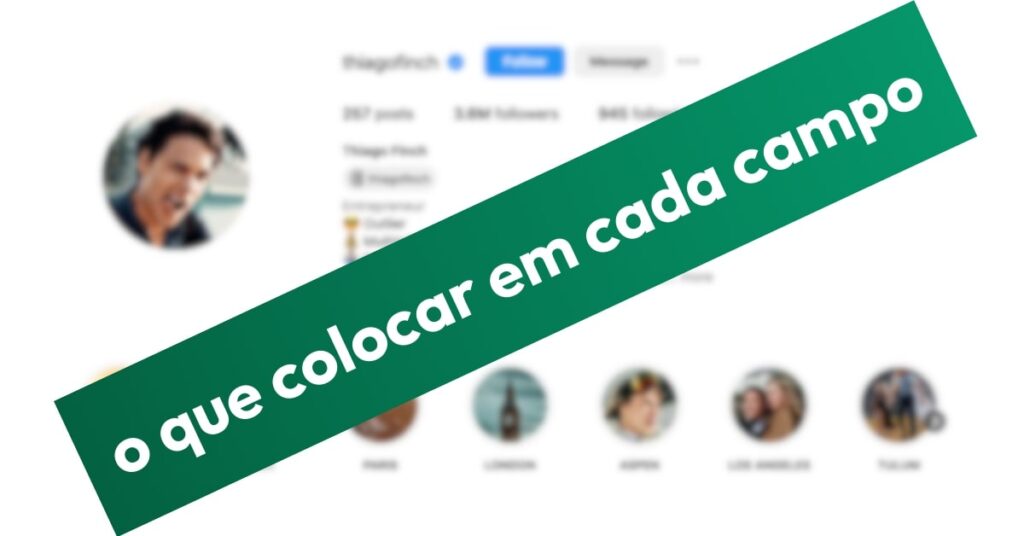 O que colocar na bio do instagram